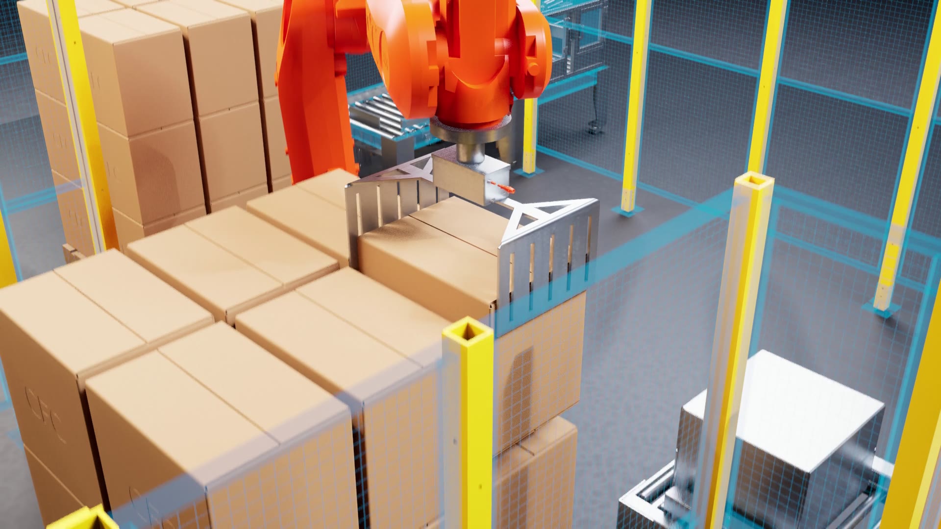 Palletising robot